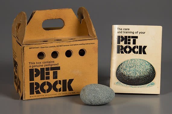PetRock від Гері Даля купили мільйони. Джерело: sealed.sothebys.com