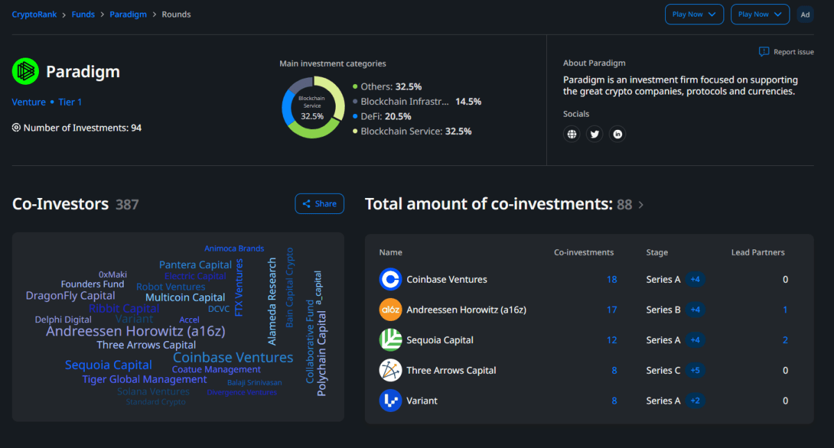 Statistics from Paradigm