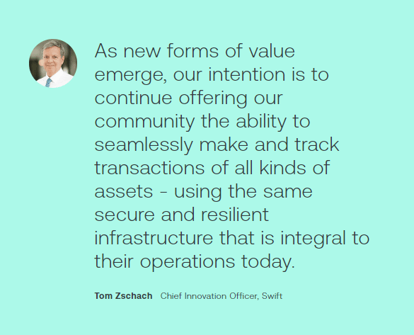 Swift’s Сhief Innovation Officer on Integrating New Assets Source: swift.com