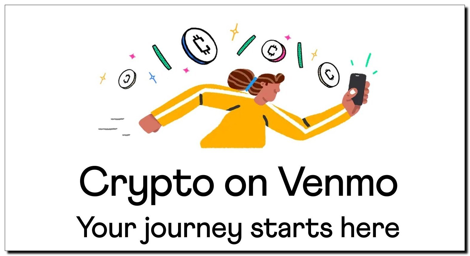 Venmo, PayPal’s go-to mobile payment service, now offers support for cryptocurrency transactions. Source: venmo.com