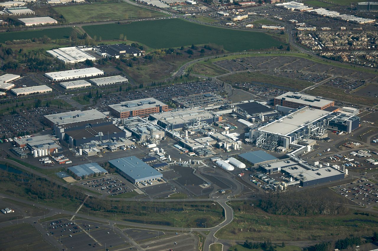 Intel Factory in Oregon Source: Wikimedia