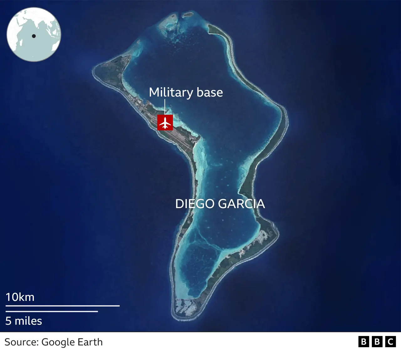 ДЖЕРЕЛО: Дієго-Гарсія — BBC — Google Earth