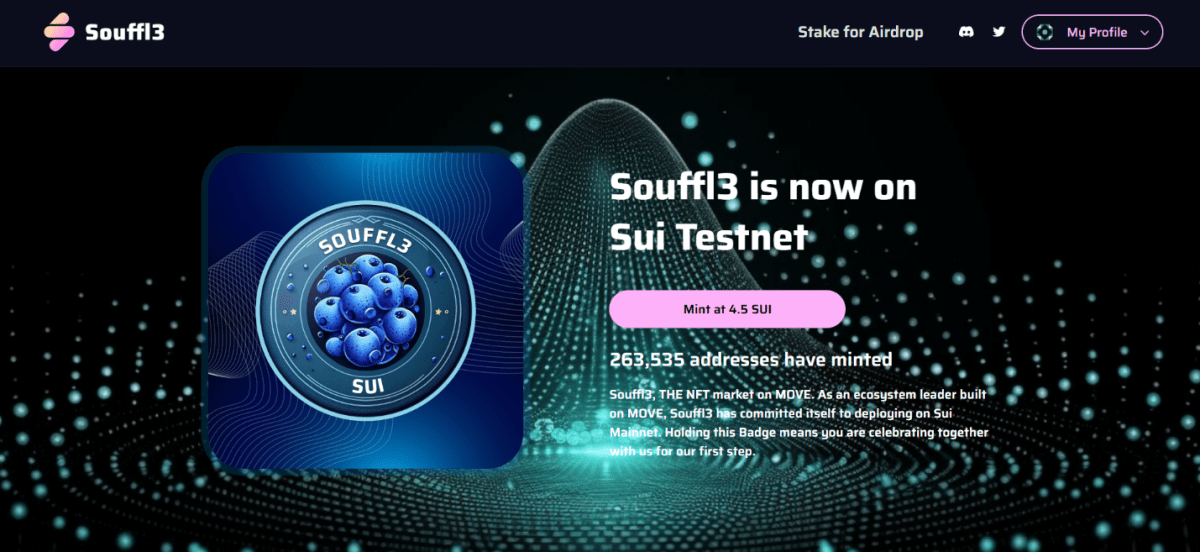 Souffl3 Platform NFTs
