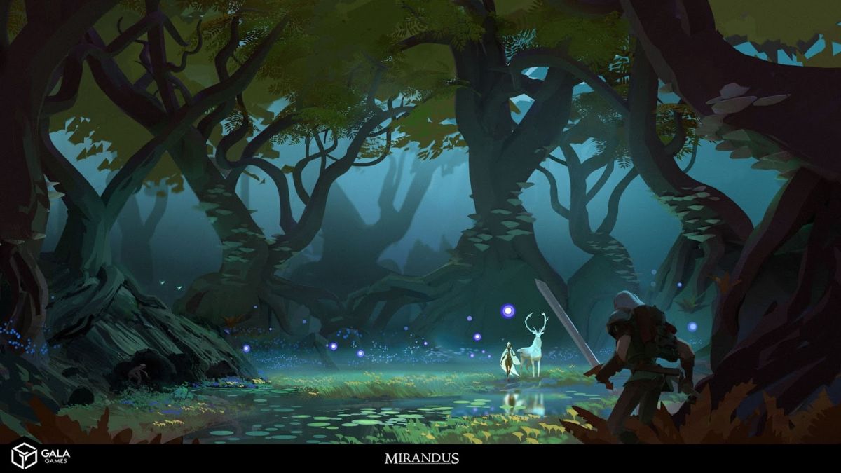 Сцена из игры Mirandus. Источник: app.gala.games