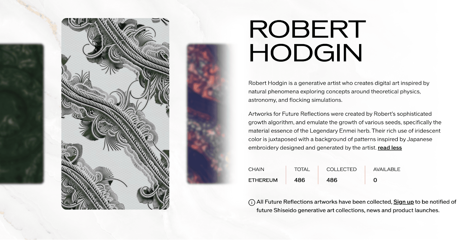Robert Hodgin’s digital art. Source: shiseidofuturereflections.com