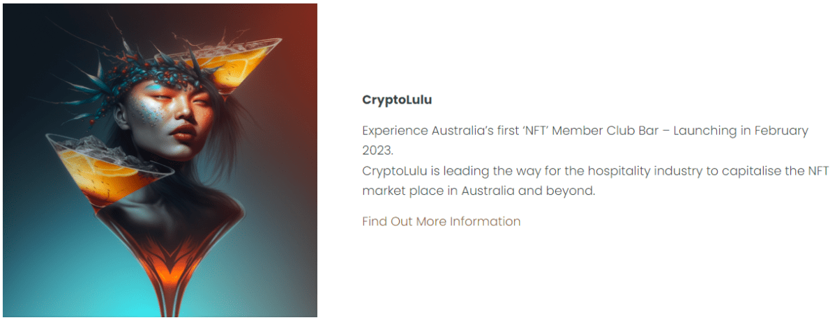 Lulu bar has become the first establishment in Australia to introduce a club membership program using NFTs.