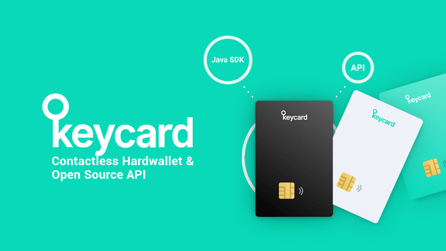 The KeyCard hardware wallet could be easily confused with a traditional credit card. Source: keycard.tech