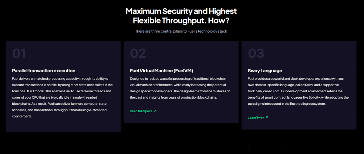 Особенности Fuel Network 