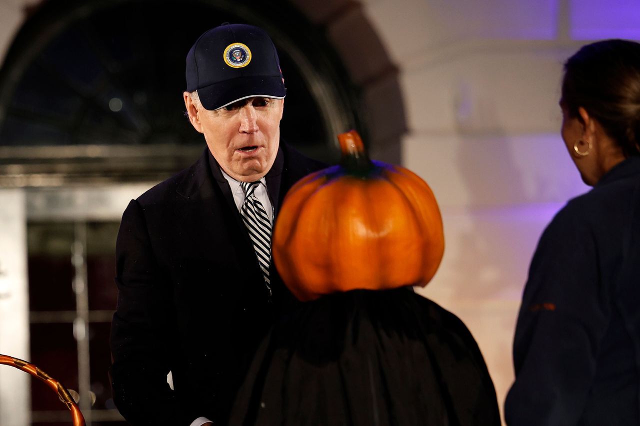 Scared POTUS. Source: Getty Images