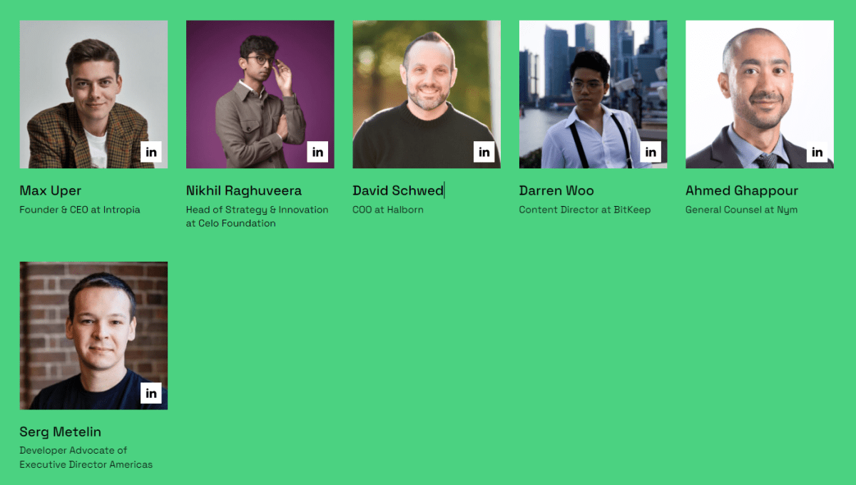 Speakers at the 2023 Incrypted Conference Online Marathon Source: incrypted.events