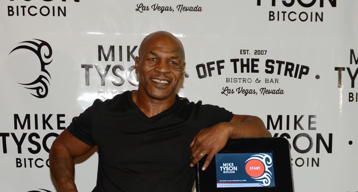 Mike Tyson attends Bitcoin ATM launch in Las Vegas