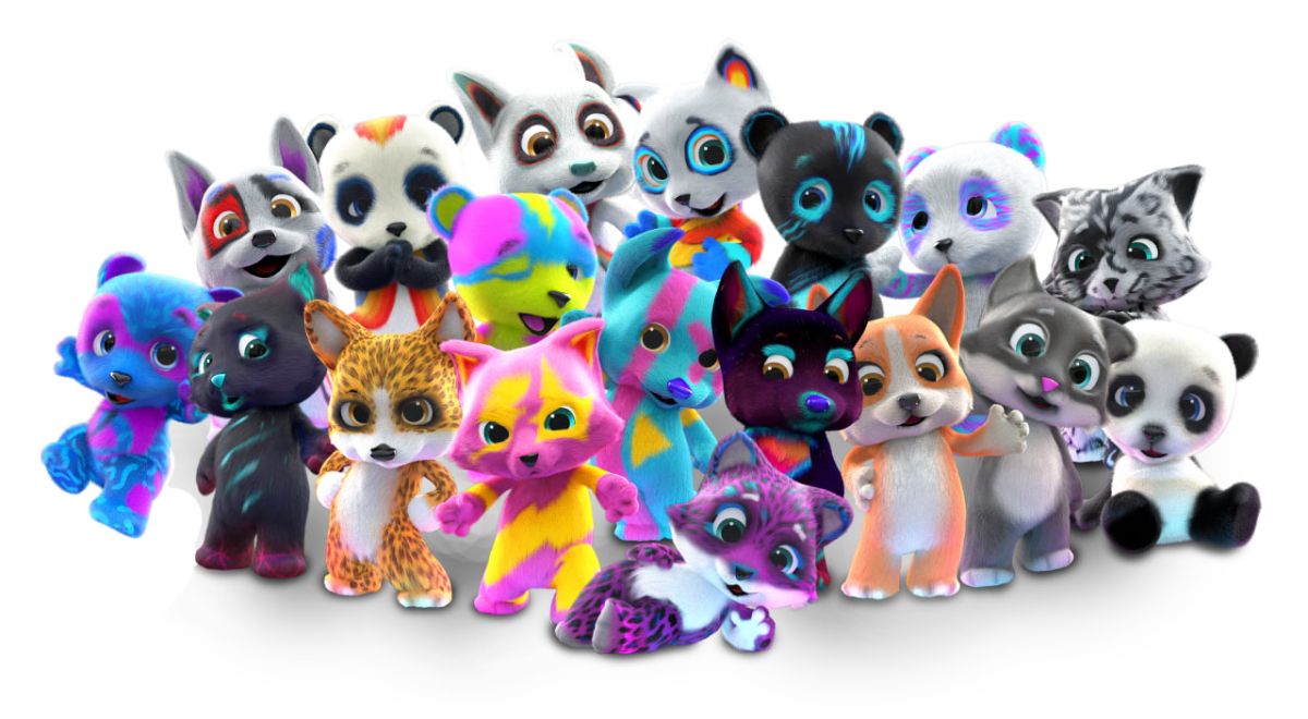 Перша лінійка цифрових іграшок Zoo-FO Escape. Джерело: https://cryptoys.gitbook.io 