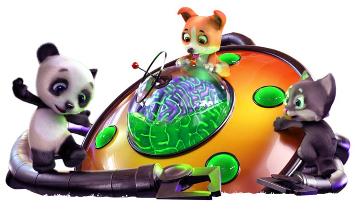 Коргі, панда та кішечка з генезисної колекції Zoo-FO Escape. Джерело: https://cryptoys.gitbook.io 