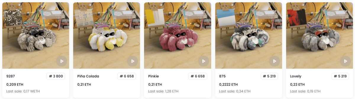 Источник: opensea.io/collection/fluf-world-thingies