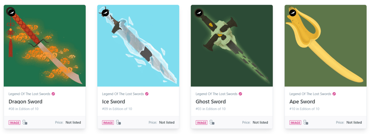 Легендарные потерянные мечи Kusama Источник: https://www.kusamakingdom.com