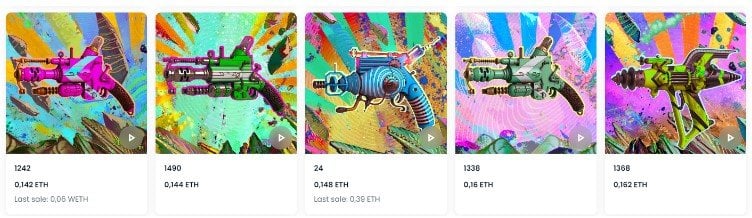 Источник: opensea.io/collection/dr-grordborts-rayguns