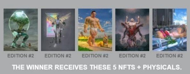 Beeple, «Abundance», «Gigachad», «Rebirth», «Biological Collectible», «January 1st, 2021» წყარო: https://twitter.com/beeple