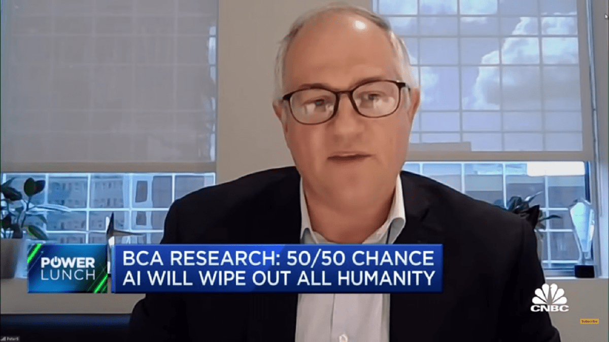 Пітер Березін та його песимістичний прогноз. Джерело: CNBC 