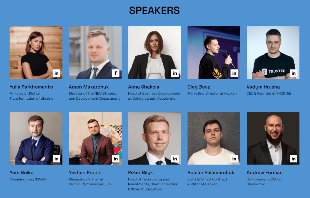 The Incrypted Conference 2023 Offline Meetup Speakers Source: incrypted.events