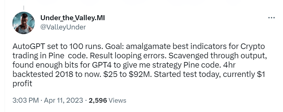 Твіт користувача ValleyUnder Джерело: Twitter