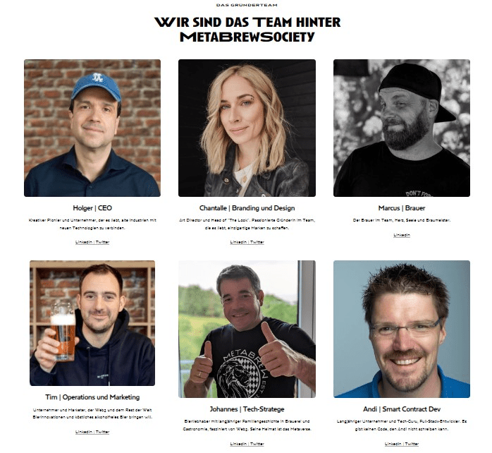 Основатели MetaBrewSociety Источник: metabrewsociety.com