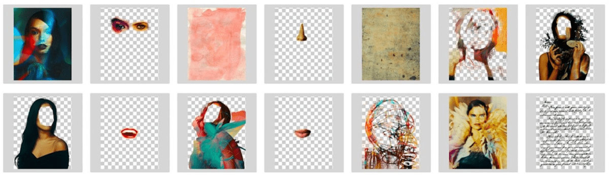 Каждое изображение королевы блоков состоит из 11 слоев Источник: blockqueens.io