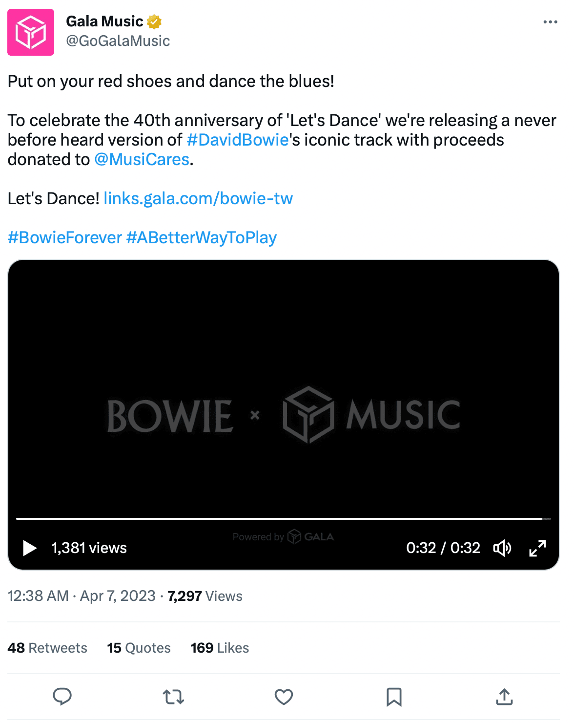 Источник: Твиттер Gala Music