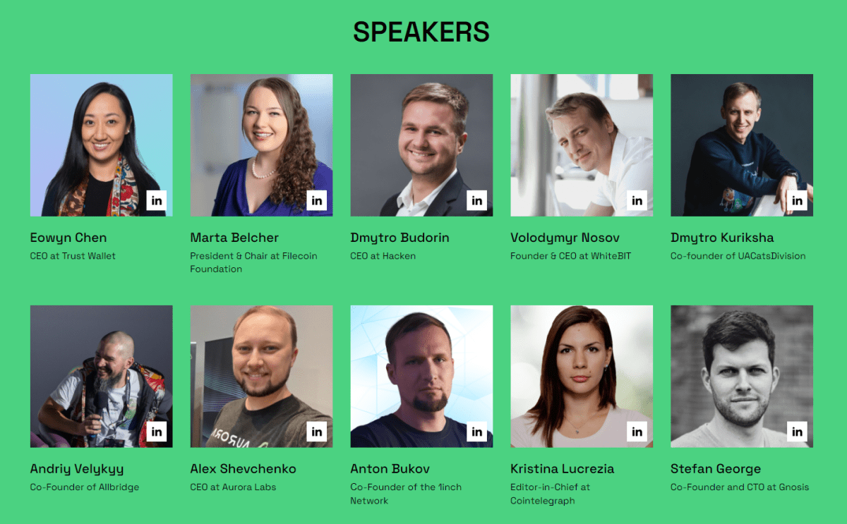 The Incrypted Conference 2023 Online Marathon Speakers Source: incrypted.events