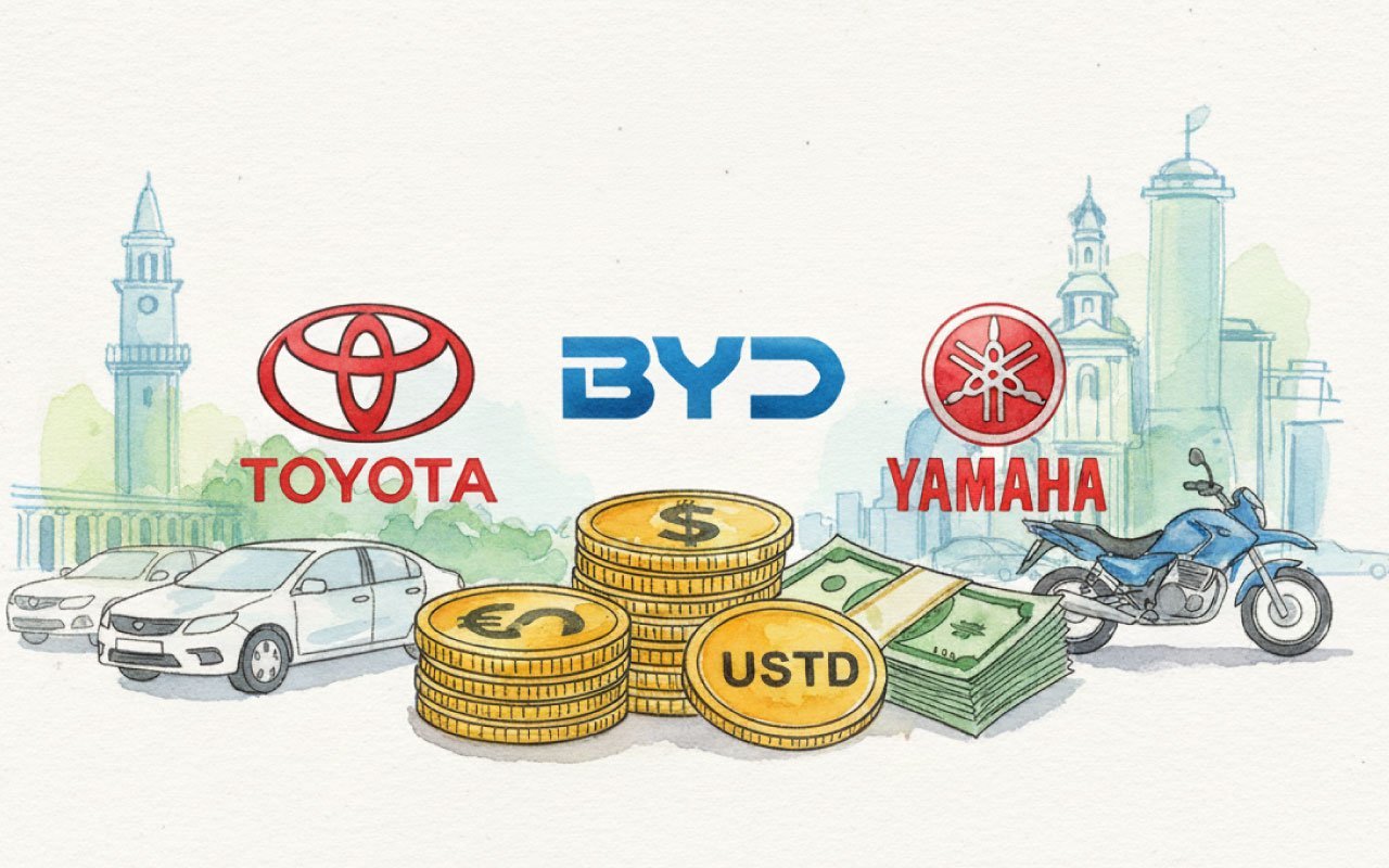 Tether: Toyota, BYD и Yamaha начали принимать USDT в Боливии