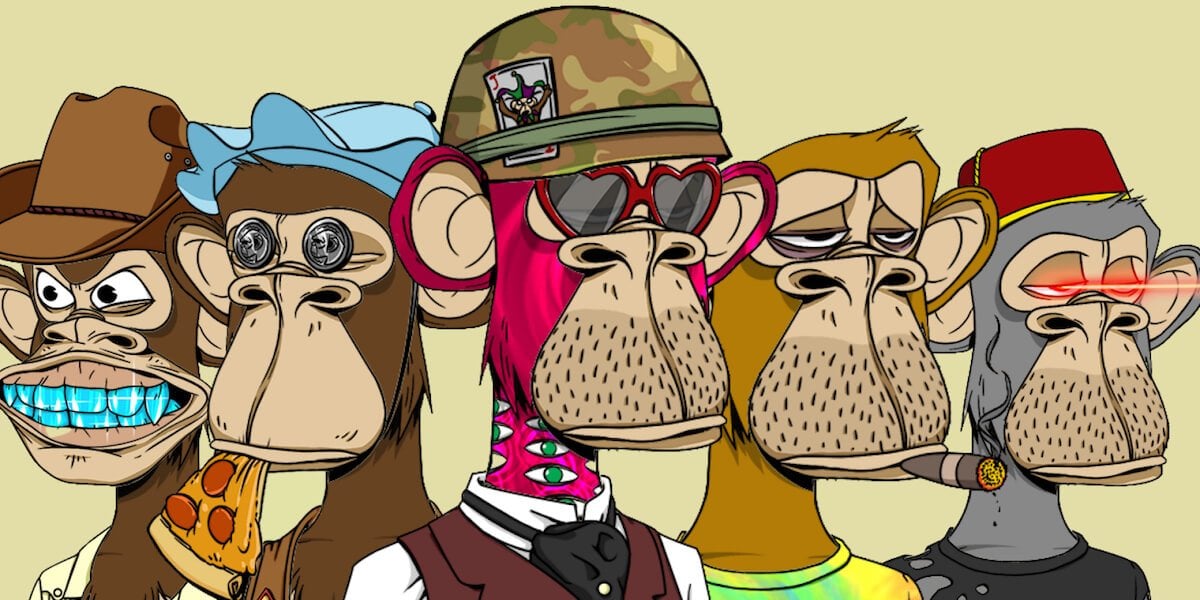 Selection from the “Bored Ape Yacht Club” NFT collection. Source: viterbischool.usc.edu