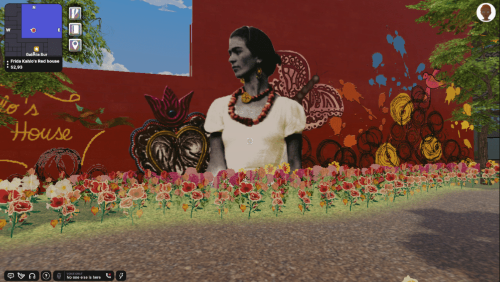 Frida Kahlo’s Red House. Source: Decentraland