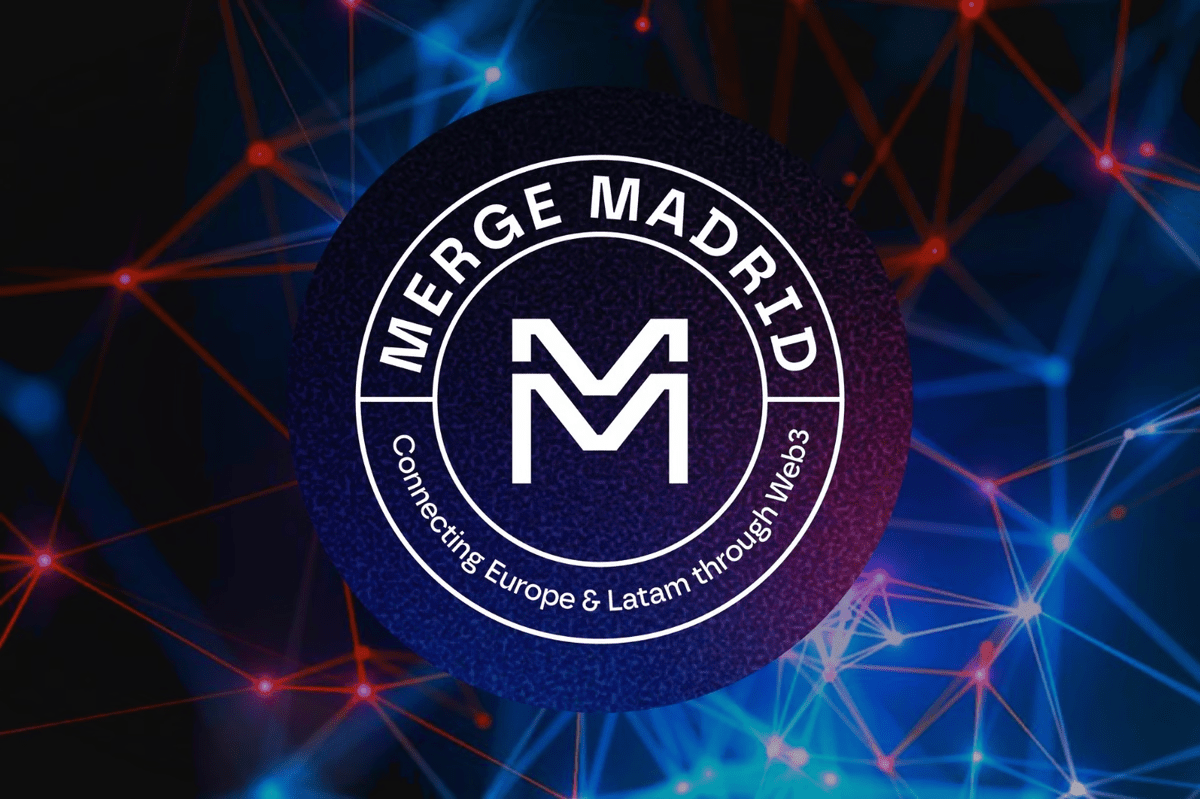 Логотип конференції Merge Madrid