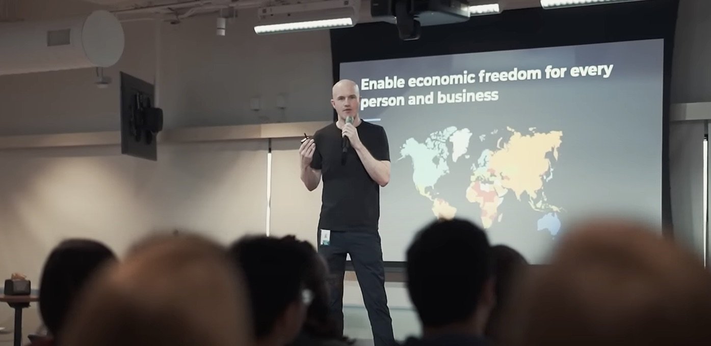 Брайан Армстронг, основатель Coinbase. Источник: youtube.com