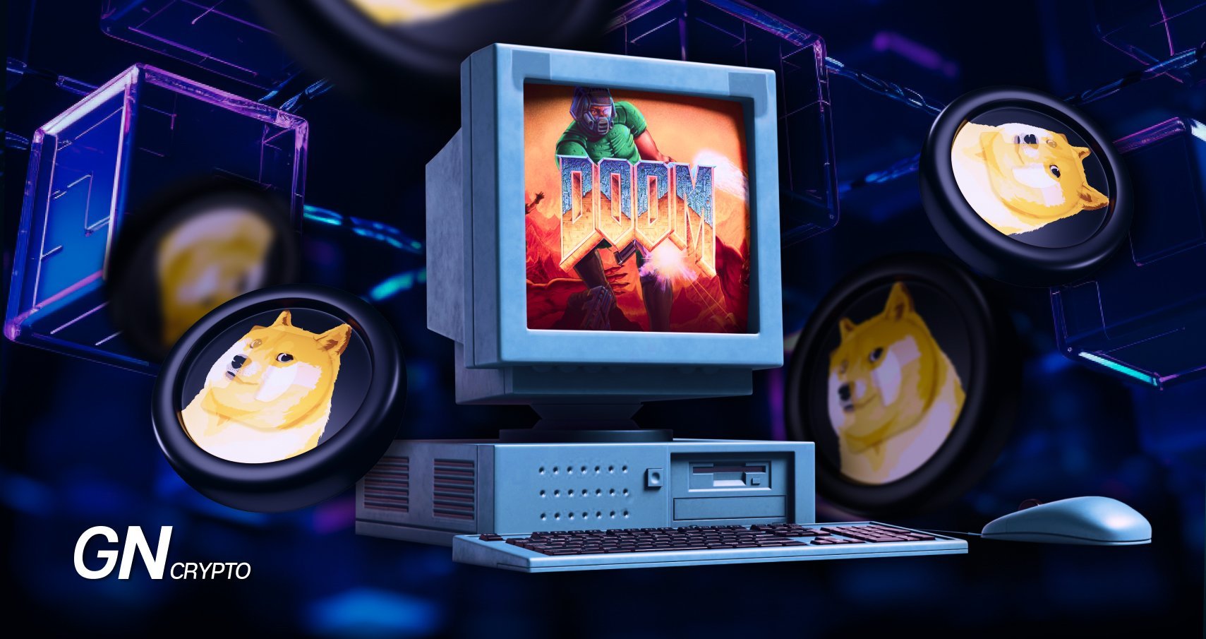 Фото - Розробник вписав гру DOOM у блокчейн Dogecoin