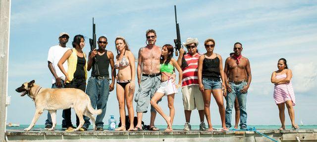 Джон зі «свитою» у Белізі