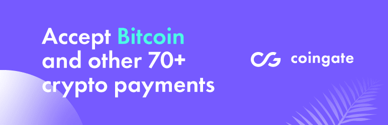 Используя плагин WooCommerce и шлюз CoinGate, интернет-магазины на платформе WordPress получили возможность принимать более 70 криптовалют.