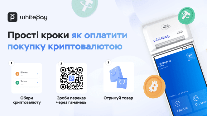 Коротка інструкція, як сплатити криптовалютою
