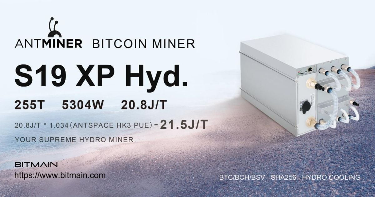 Bitmain Antminer S19 XP Hyd