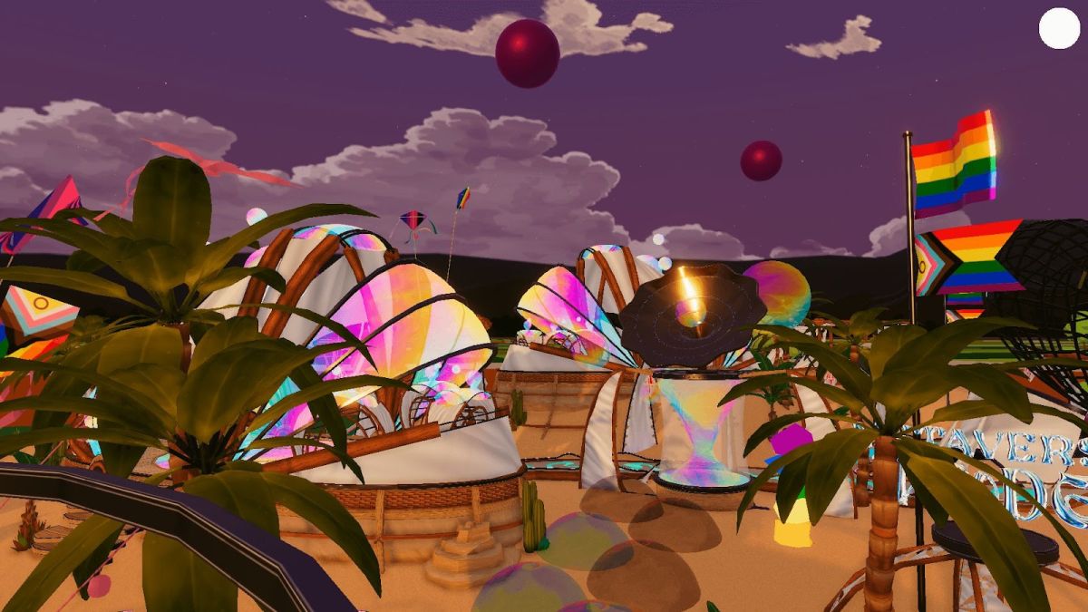 Площадка фестиваля Источник: https://decentraland.org