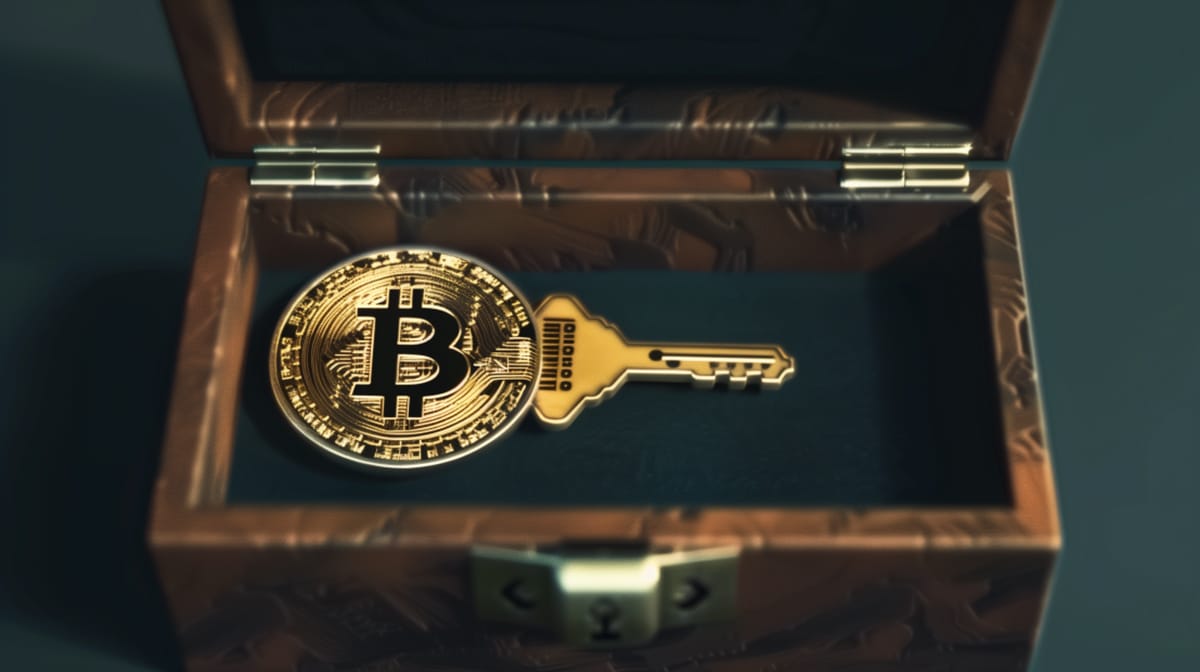 The owner of BTC is just whoever has its private key. Source: theya.us