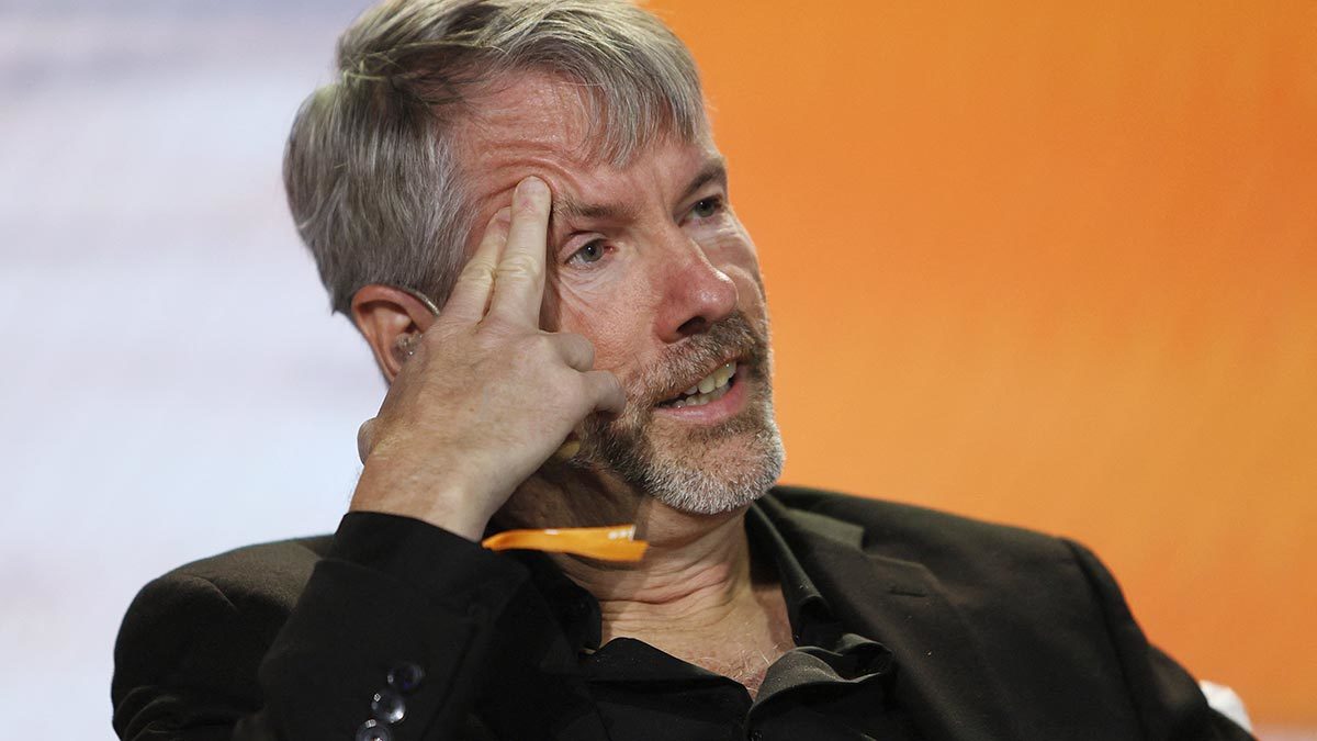 Michael Saylor, founder of MicroStrategy. Source: Bloomberg
