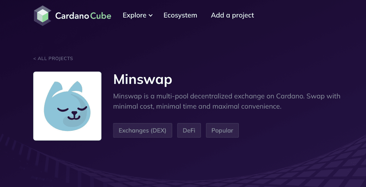 Minswap’s logo.  Source: CardanoCube