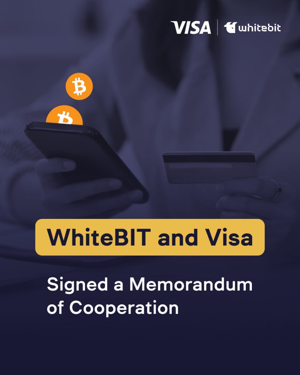 WhiteBIT і VISA співпрацюють задля підвищення зручності використання криптоактивів. Джерело: https://twitter.com/WhiteBIT_ua