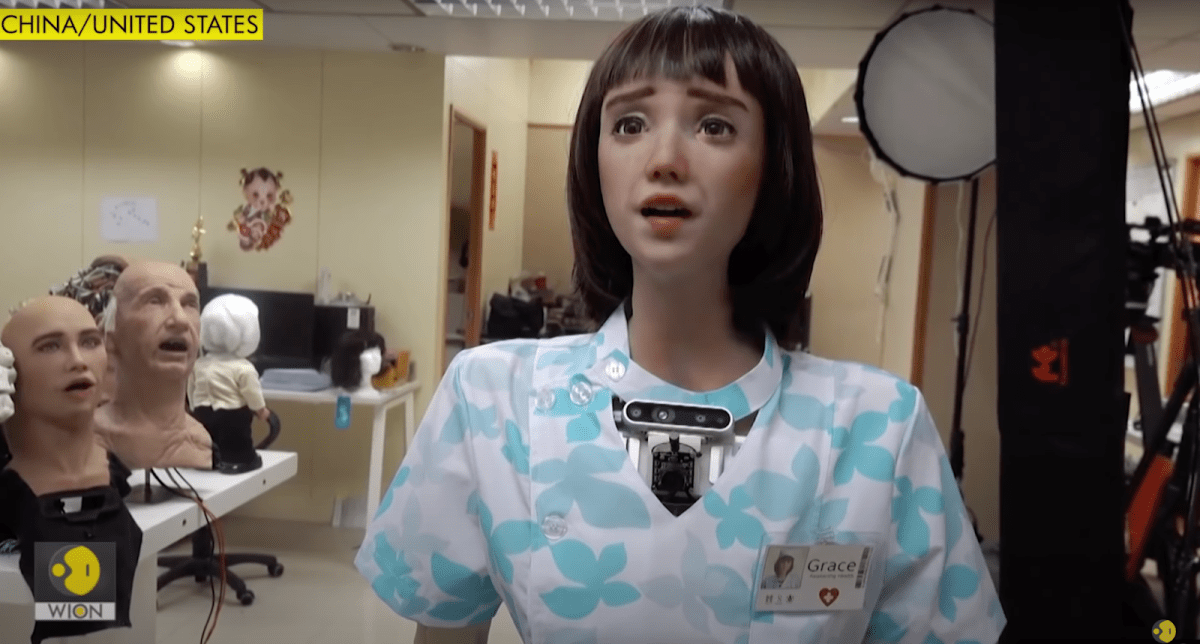 Робот-медсестра Грейс. Источник: YouTube