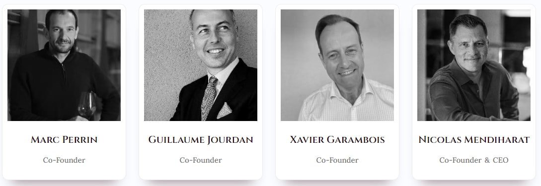 WineChain co-founders. Source: winechain.co