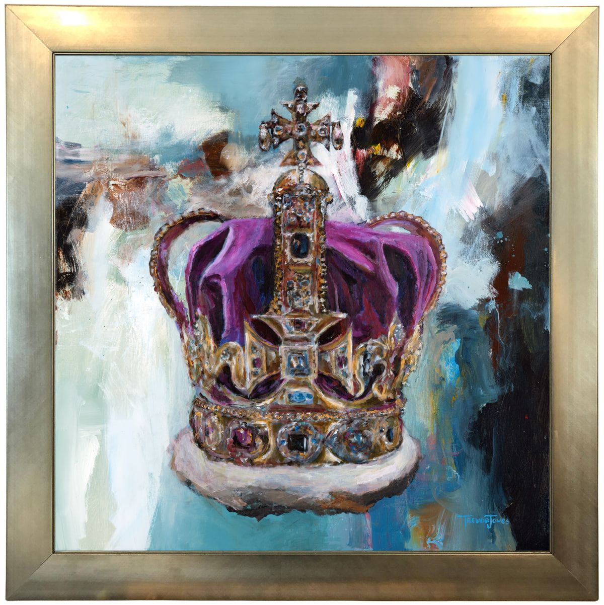 NFT с изображением короны святого Эдуарда Источник: https://twitter.com/trevorjonesart