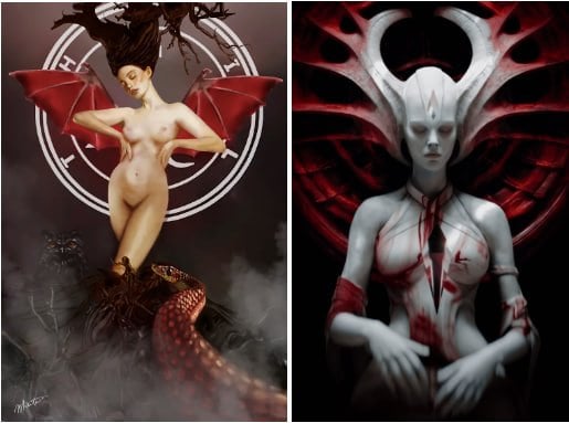 Liliths Dream (MIKITA), Liliths Mirror (ojovivo). Джерело: https://www.niftygateway.com/