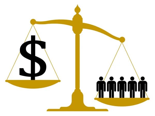 The balance between community and investor interests is essential. Source: Medium