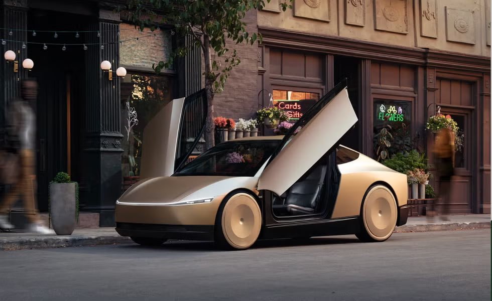 Cybercab by Tesla. Source: Electrek