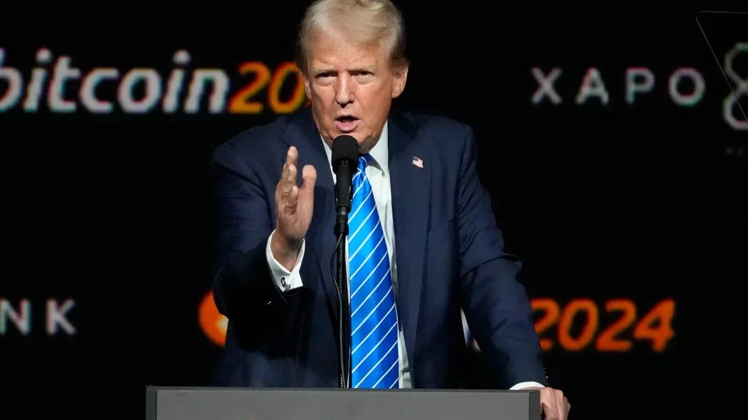 Donald Trump made several bold promises about cryptocurrencies at the Bitcoin 2024 conference. Source: Х